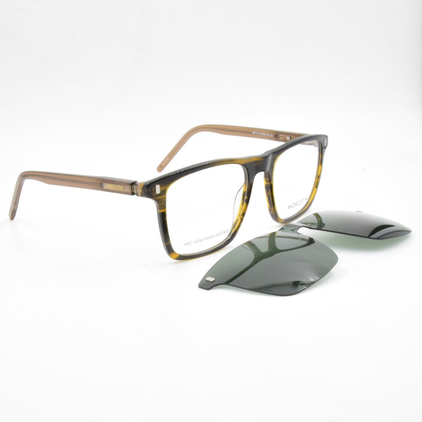 MOSCOT 9812 MARRON (CLIPS)