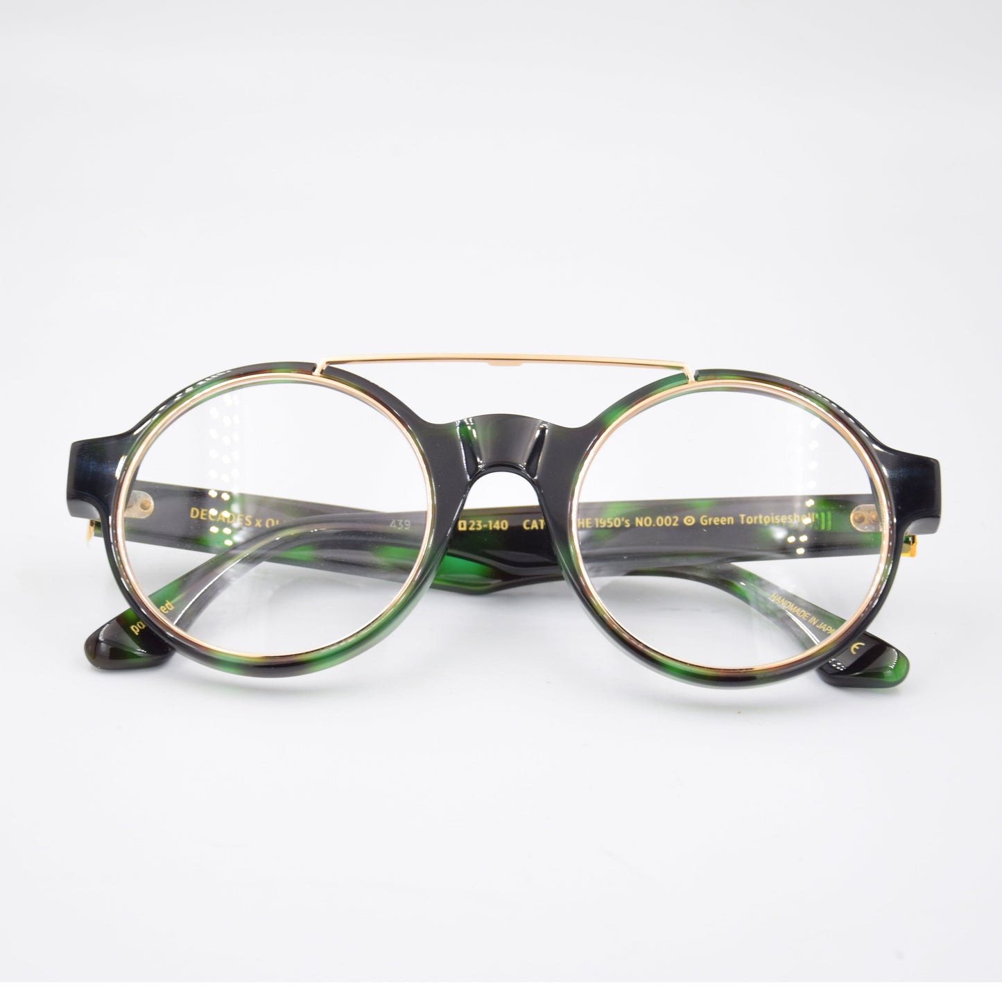 DECADES X OLIVER GOLDSMITH LONDON CAT.3 GREEN TORTOISESHELL