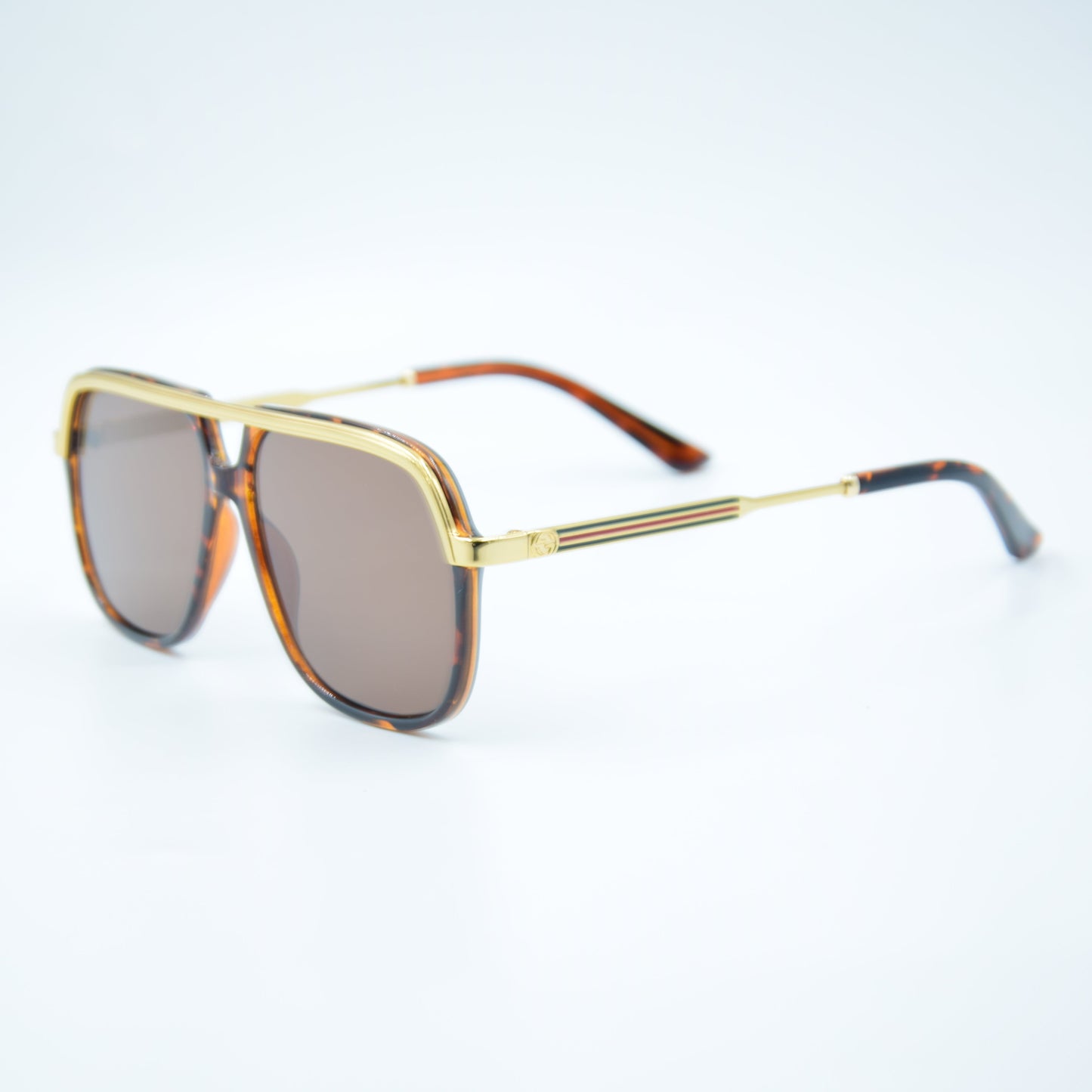 Solaire : Gucci GG0200S 001 Marron