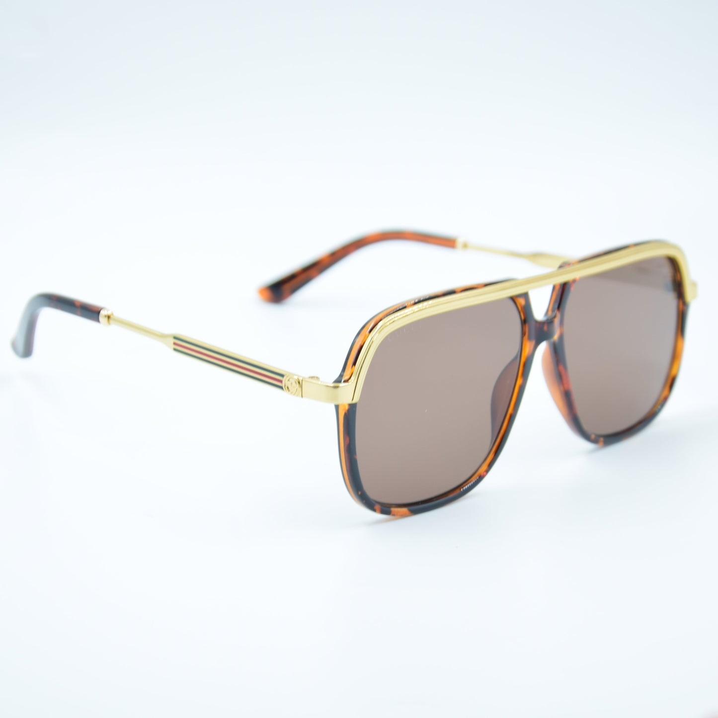 Solaire : Gucci GG0200S 001 Marron