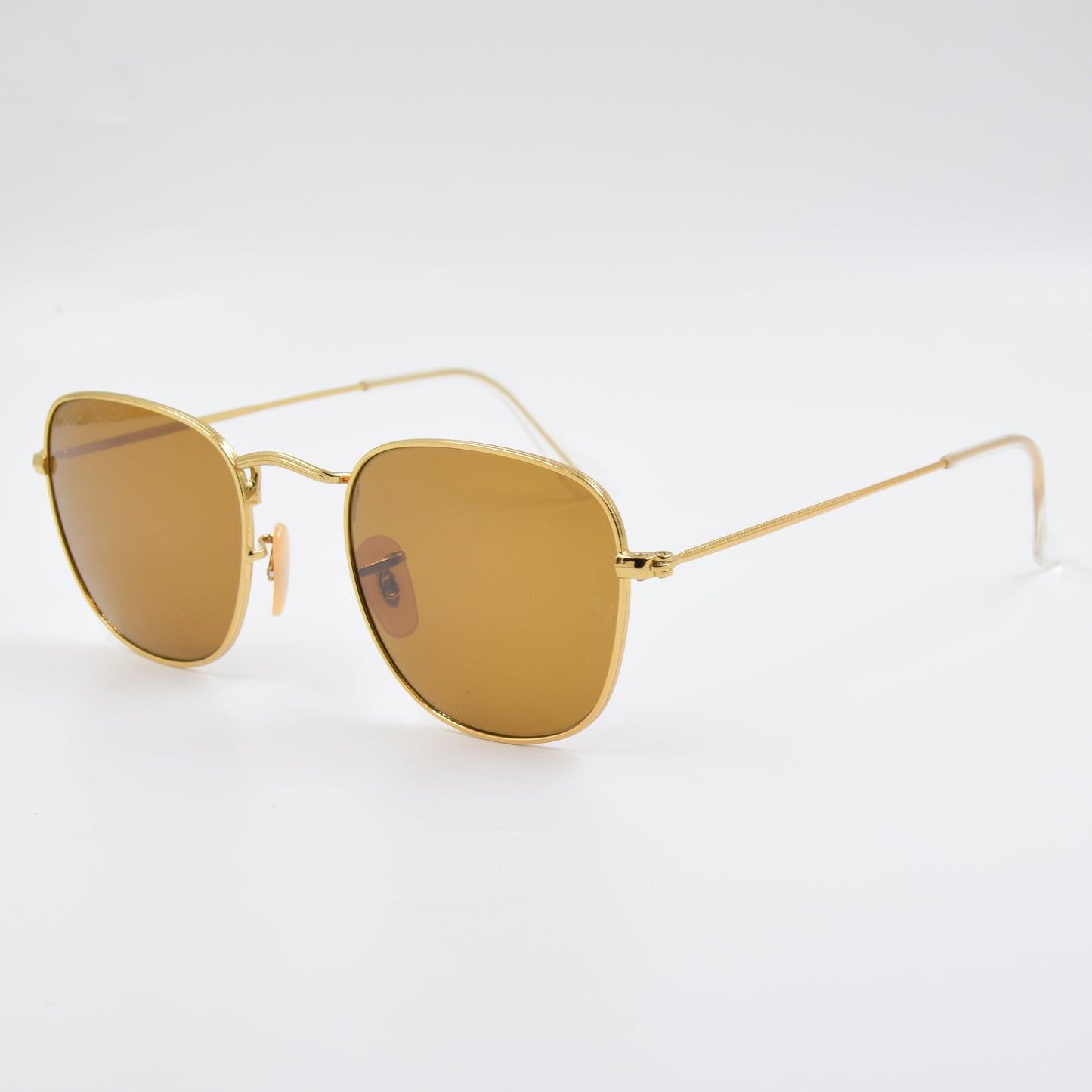 Solaire : Ray-Ban RB3857 FRANK Marron/Gold