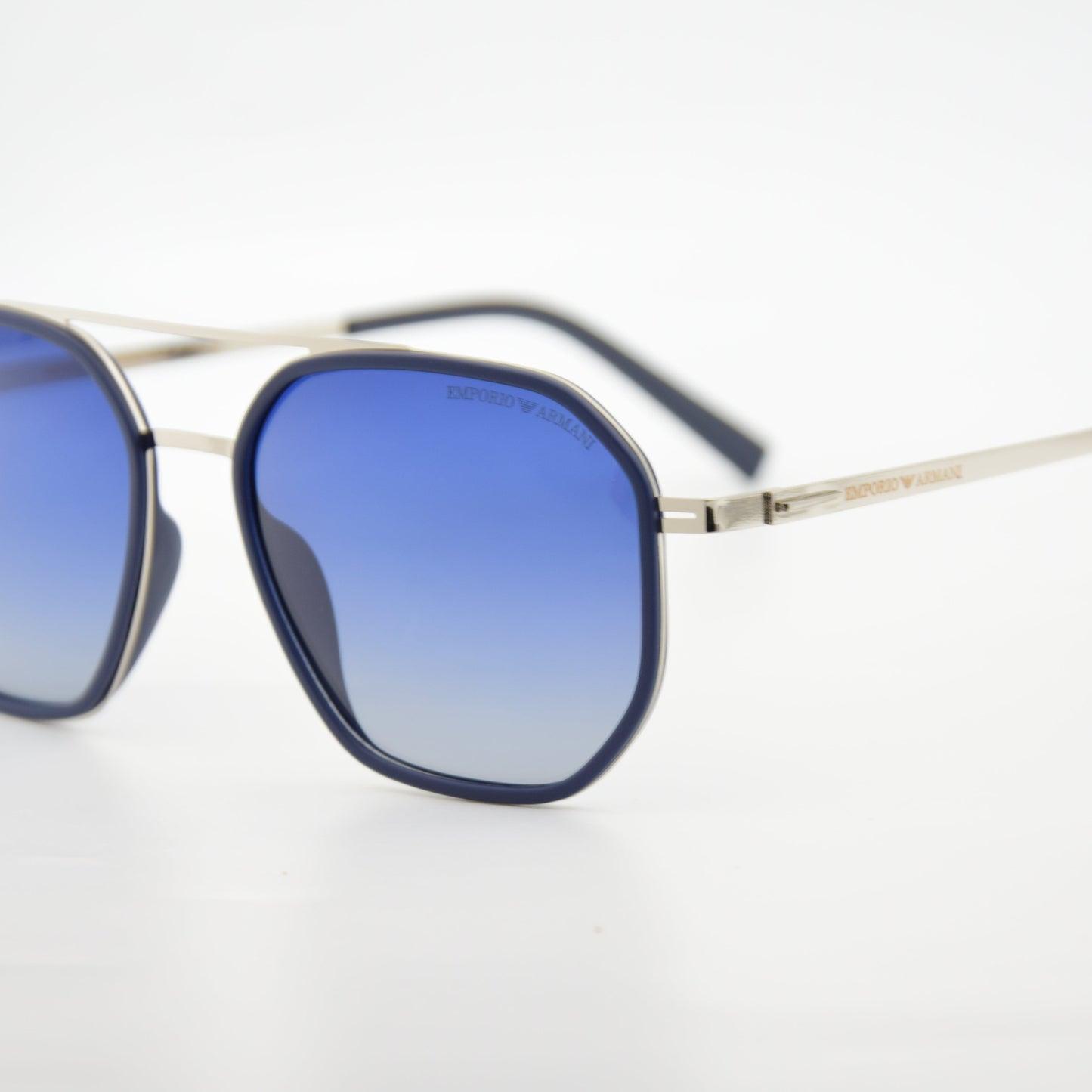 SOLAIRE : Emporio Armani D4009 Bleu/Silver B1 ( Polarisé )