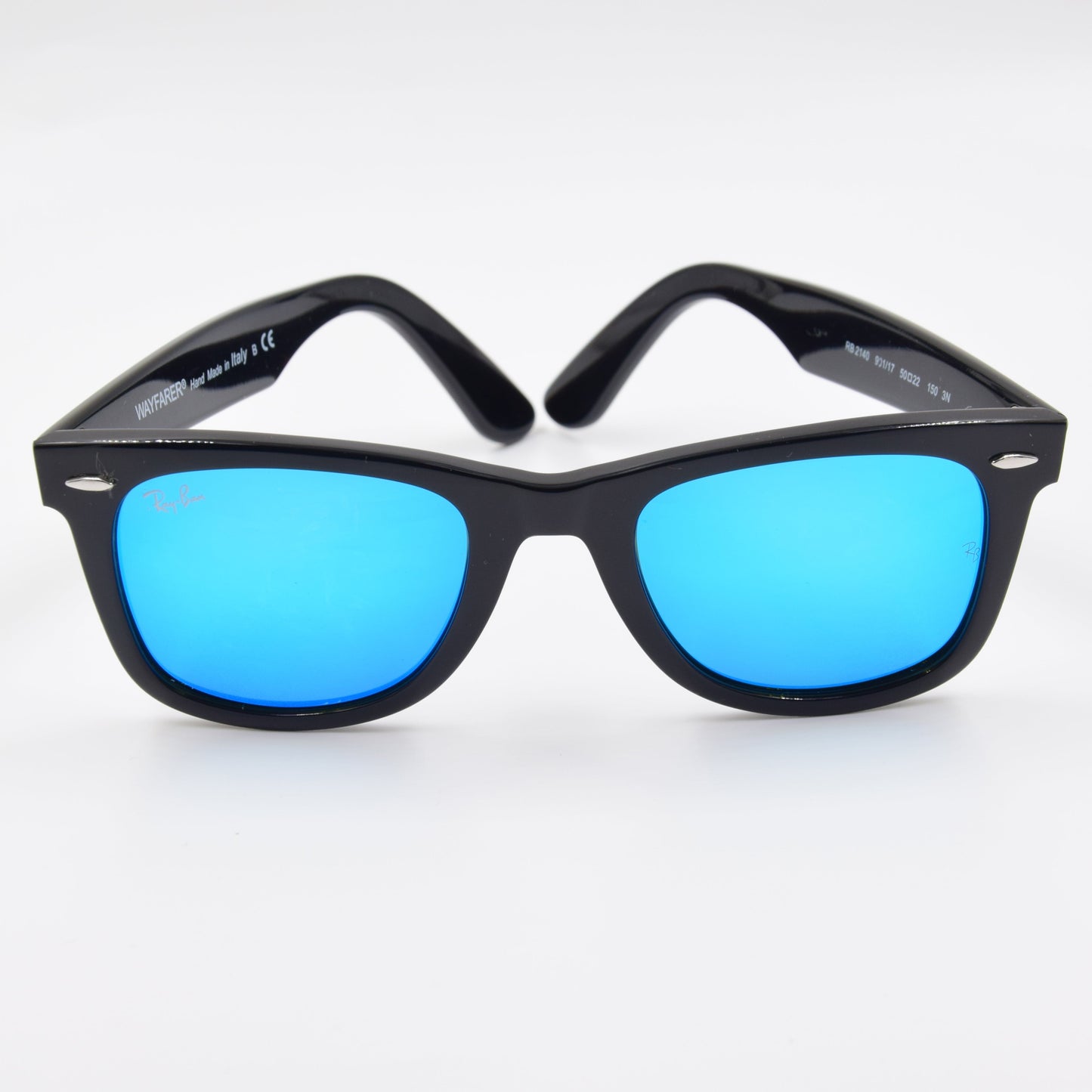 Solaire : Ray-Ban RB2140 WAYFARER BLEU