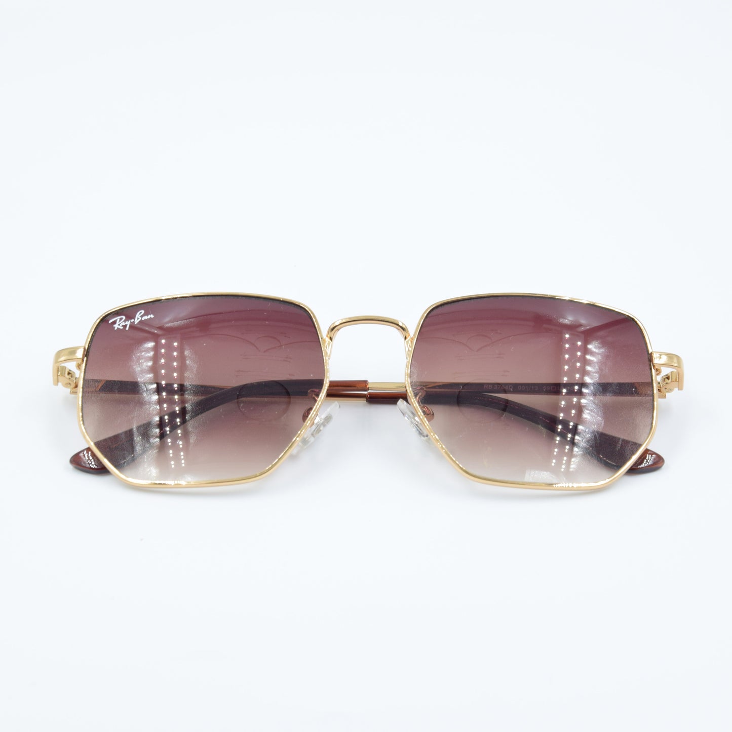 Solaire : Ray-Ban RB3764D Marron/Gold