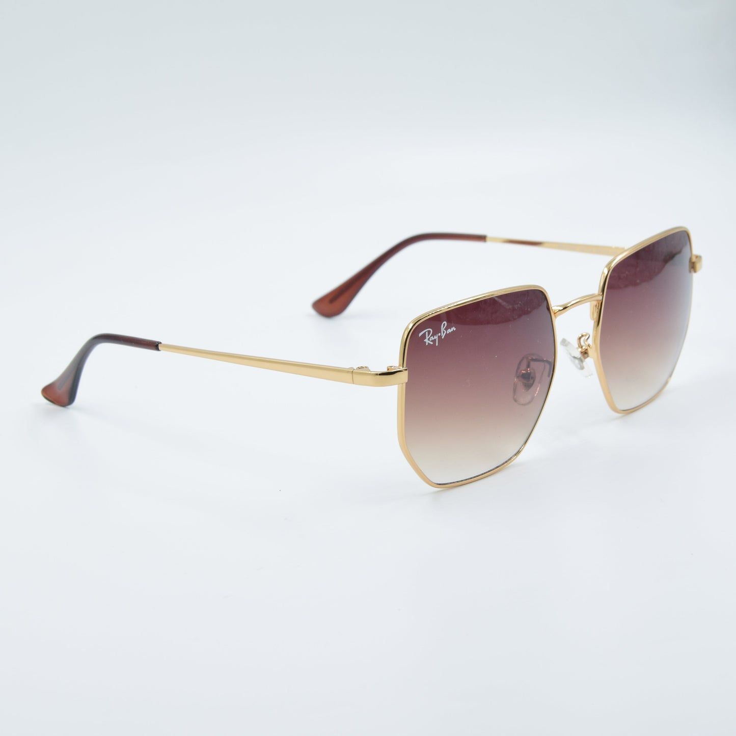 Solaire : Ray-Ban RB3764D Marron/Gold