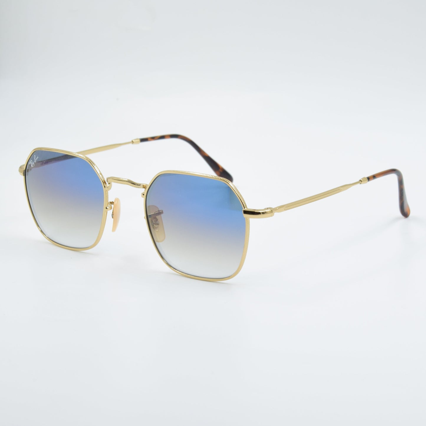 Solaire : Ray-Ban RB3694 JIM Bleu/Gold