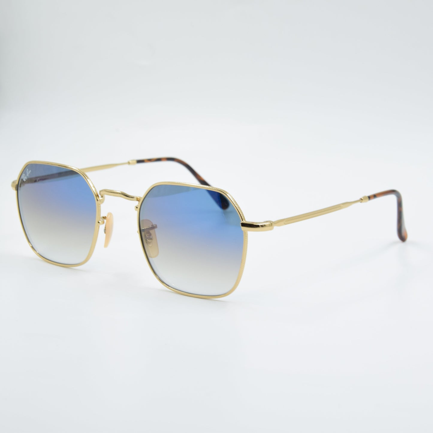 Solaire : Ray-Ban RB3694 JIM Bleu/Gold