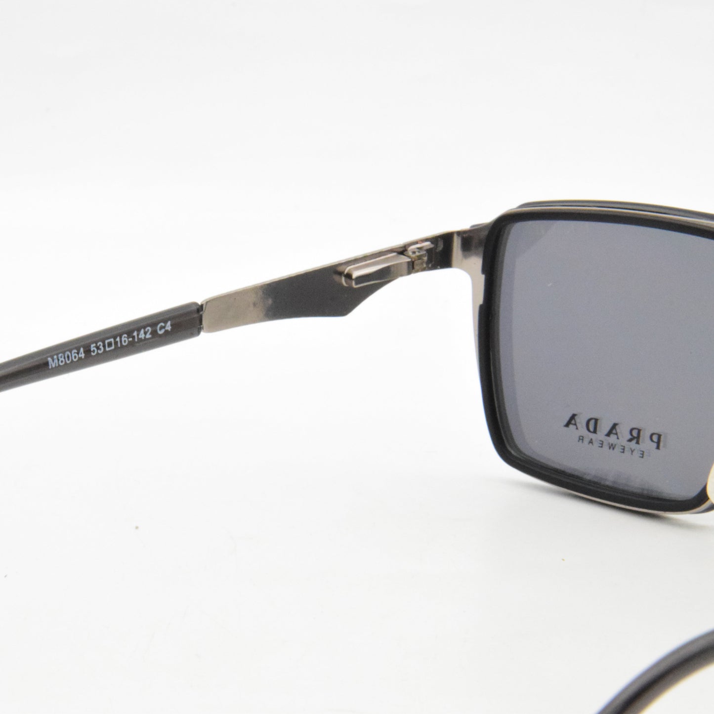 PRADA M8064 GRIS (CLIPS)