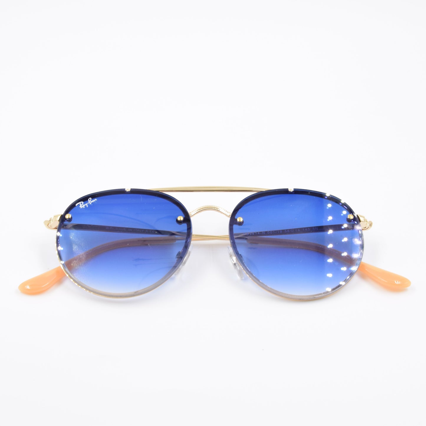 Solaire : Ray-Ban RB3614-N Bleu/Gold