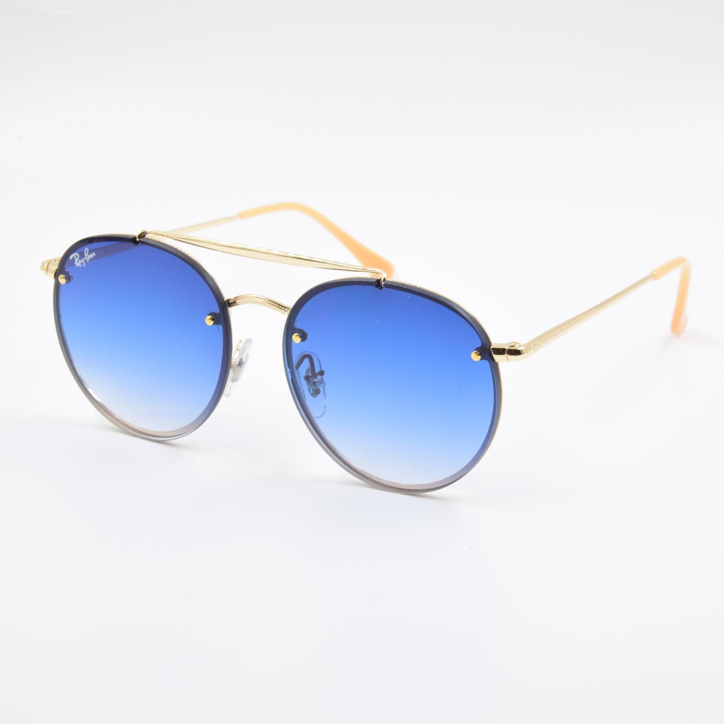 Solaire : Ray-Ban RB3614-N Bleu/Gold