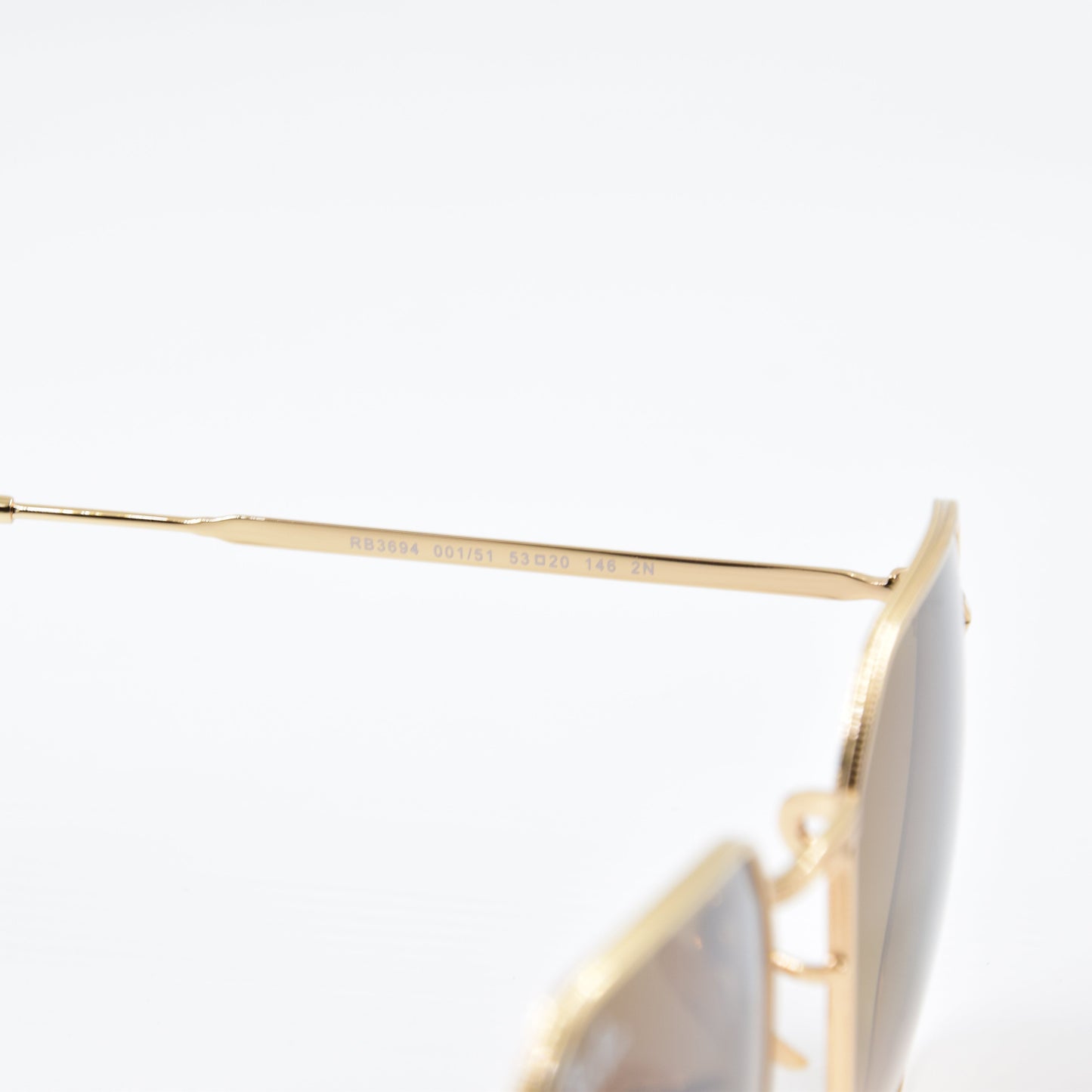 Solaire : Ray-Ban RB3694 Marron/Gold