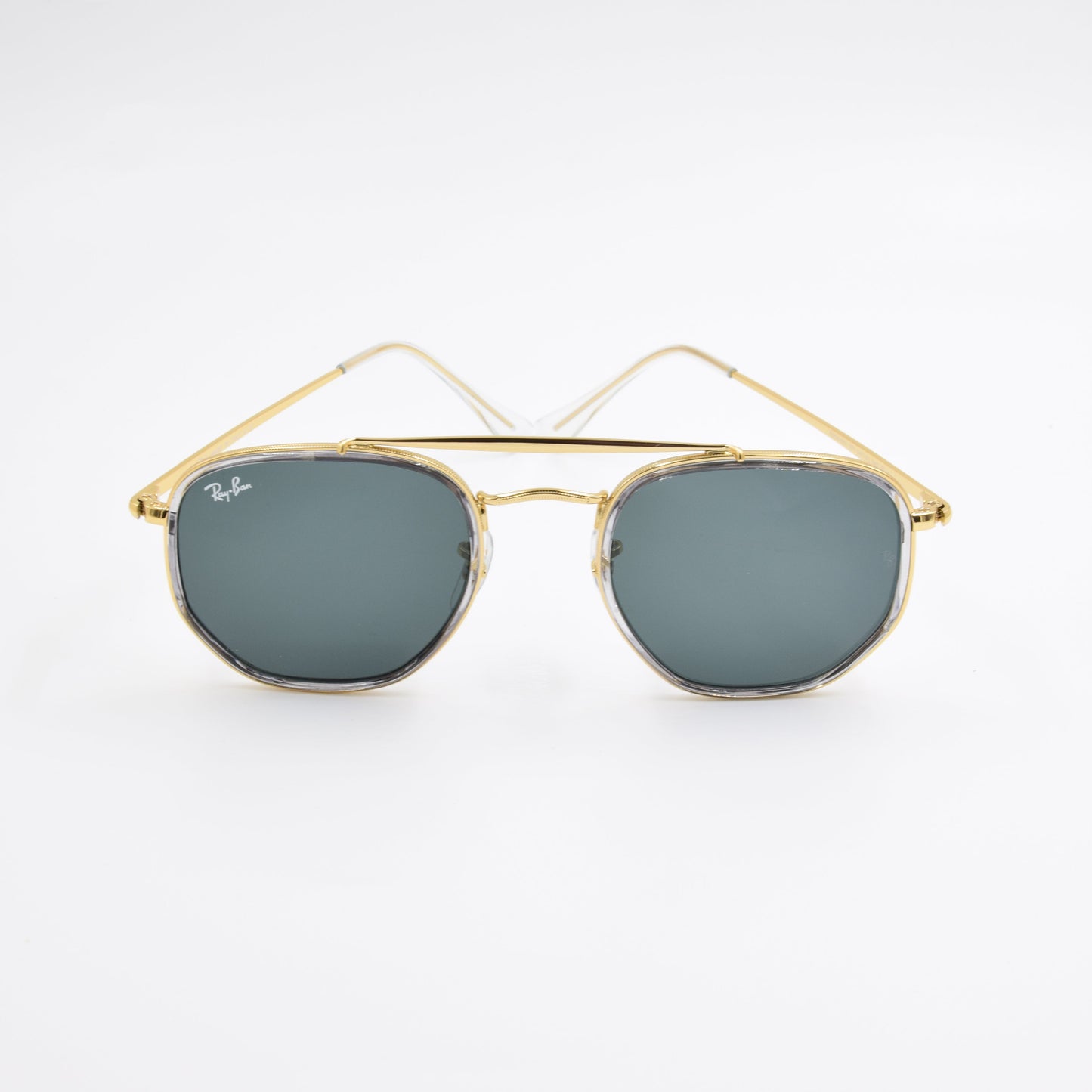 Solaire : Ray-Ban RB3648M 001 NOIR/GOLD