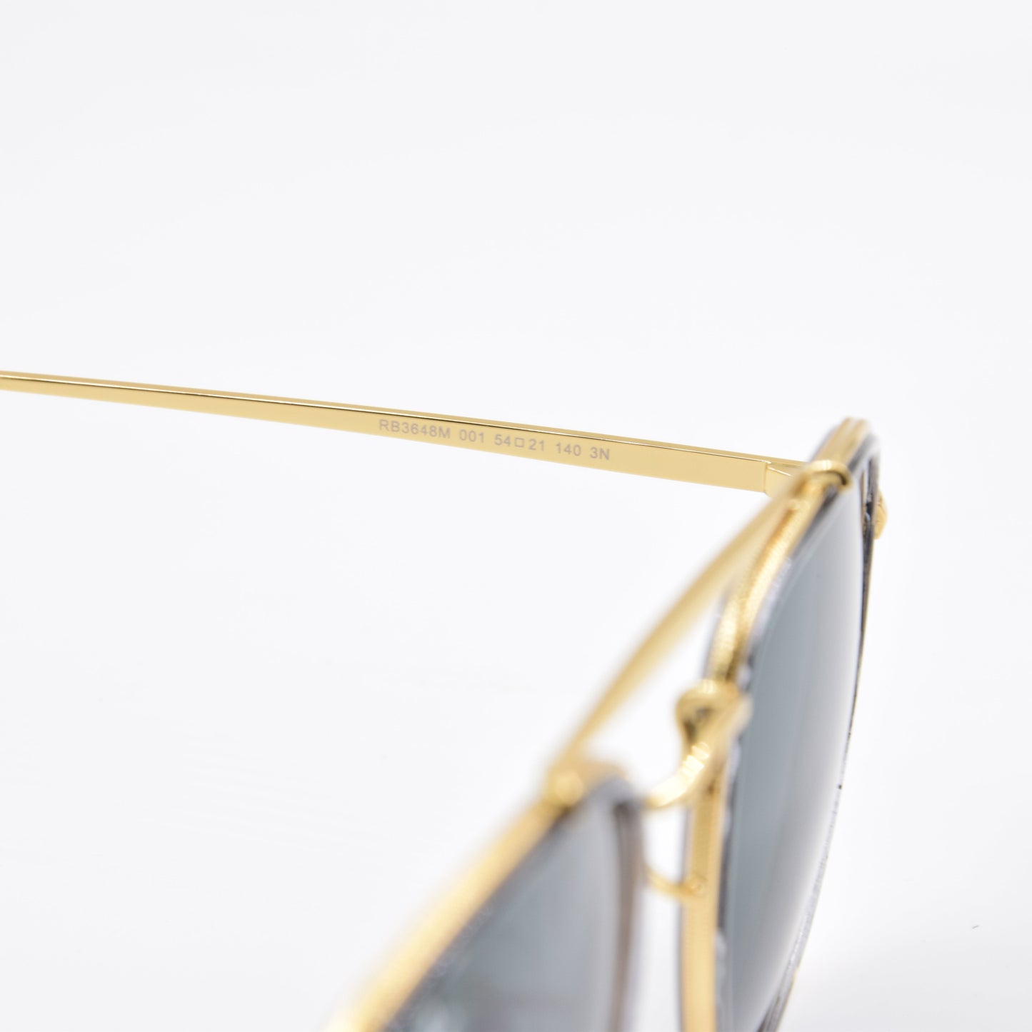 Solaire : Ray-Ban RB3648M 001 NOIR/GOLD