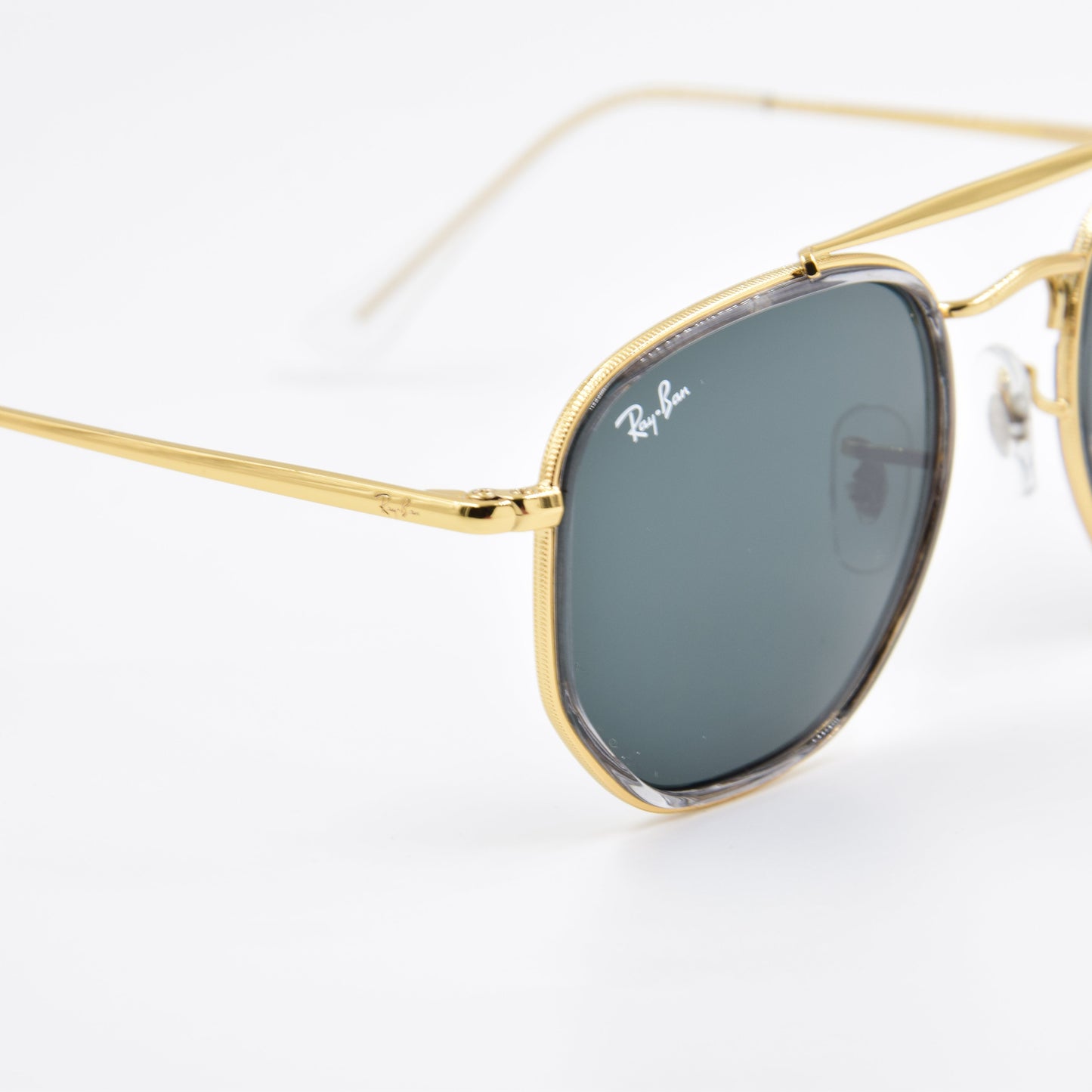 Solaire : Ray-Ban RB3648M 001 NOIR/GOLD