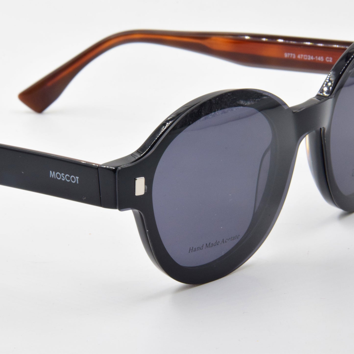 Clips : Moscot 9773 NOIR-HAVANE C2