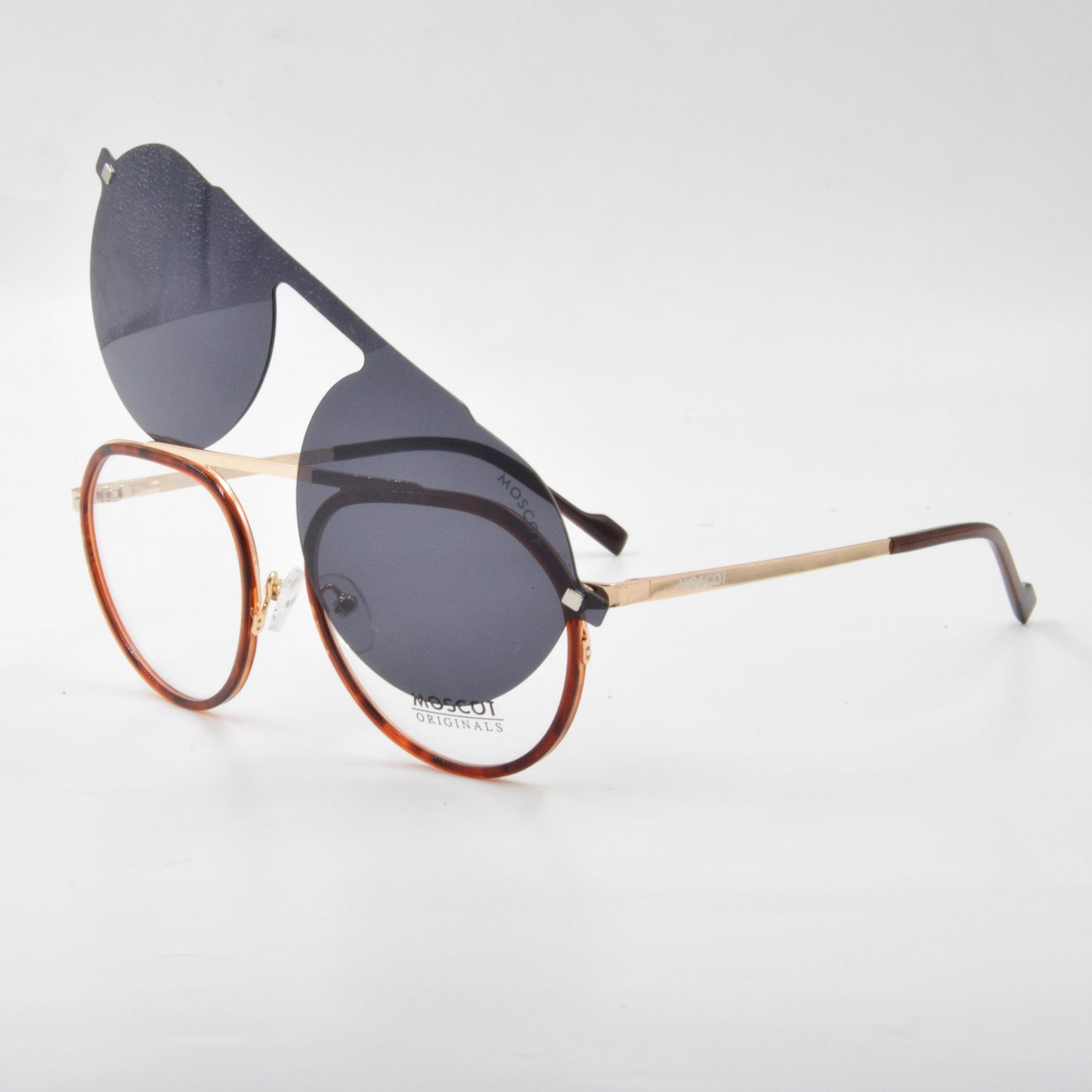 Clips : Moscot 6896 HAVANE-GOLD C7