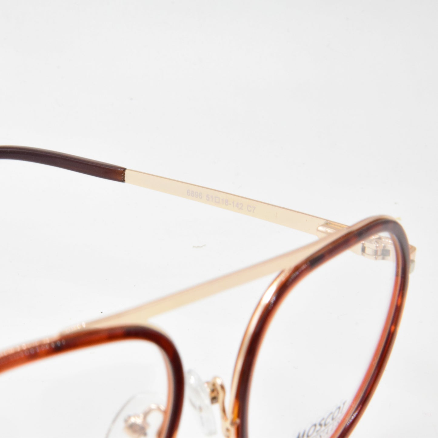 Clips : Moscot 6896 HAVANE-GOLD C7