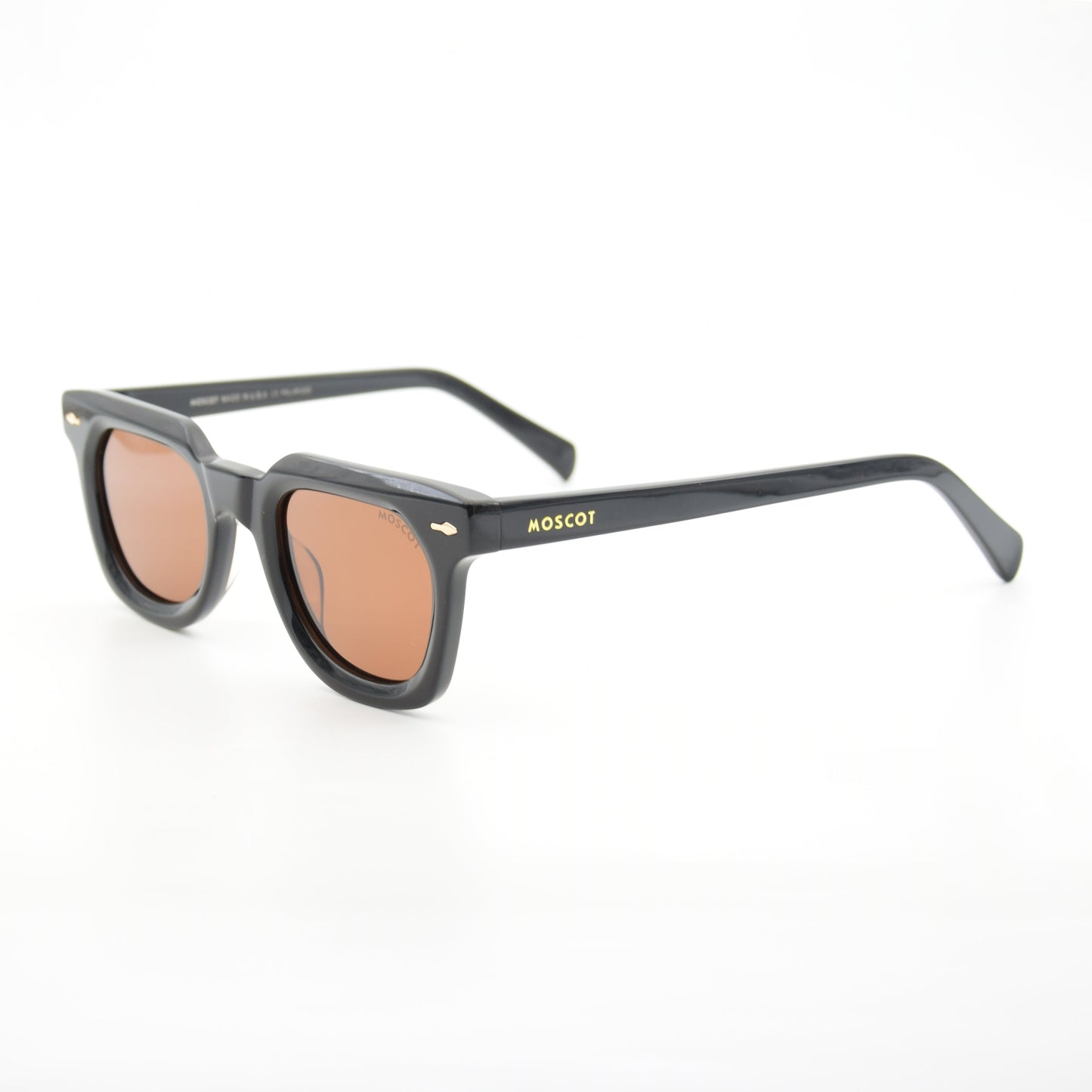 SOLAIRE : MOSCOT MB1352 BLACK/MARRON ( Polarisé )