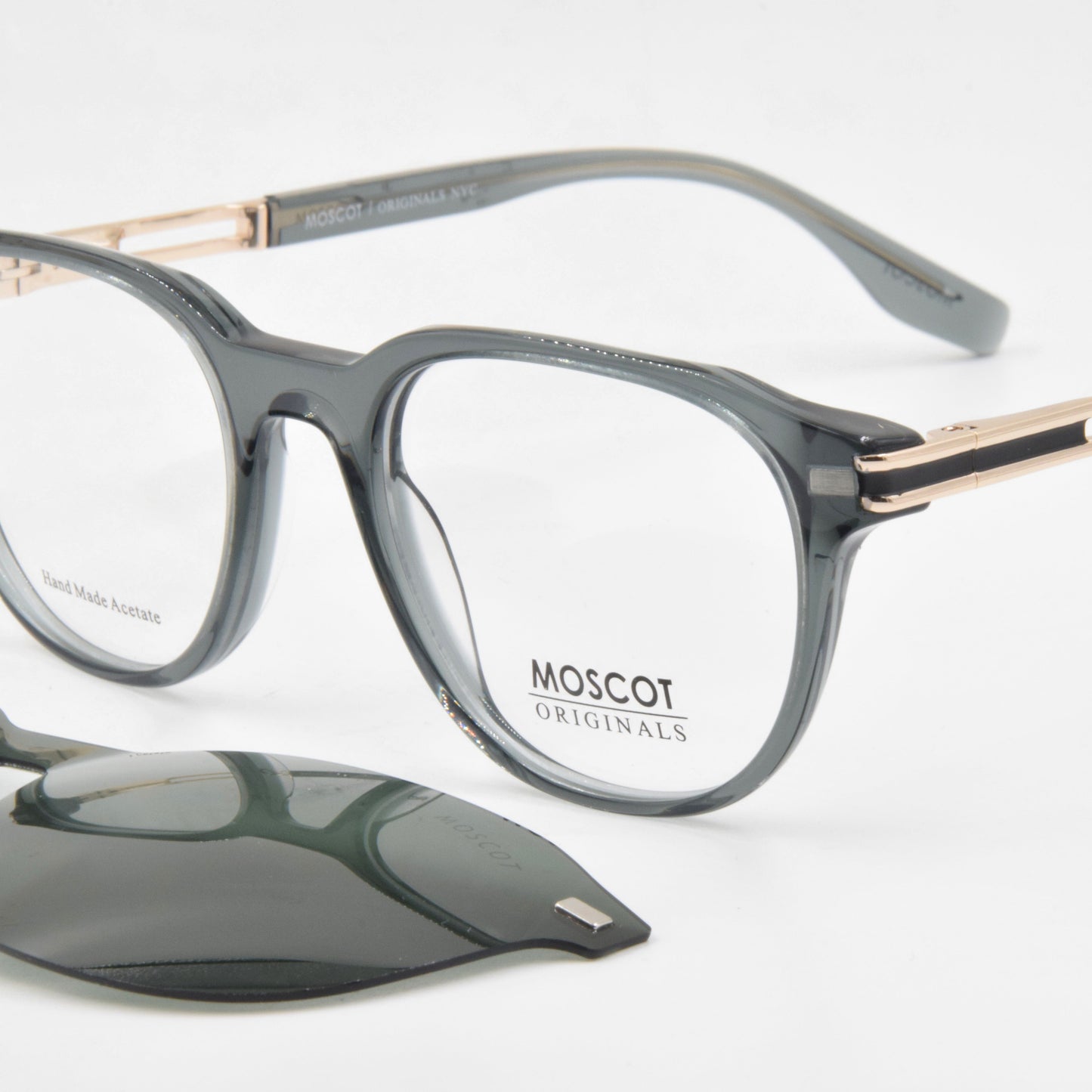 Clips : Moscot 9751 GRIS-VERT C6