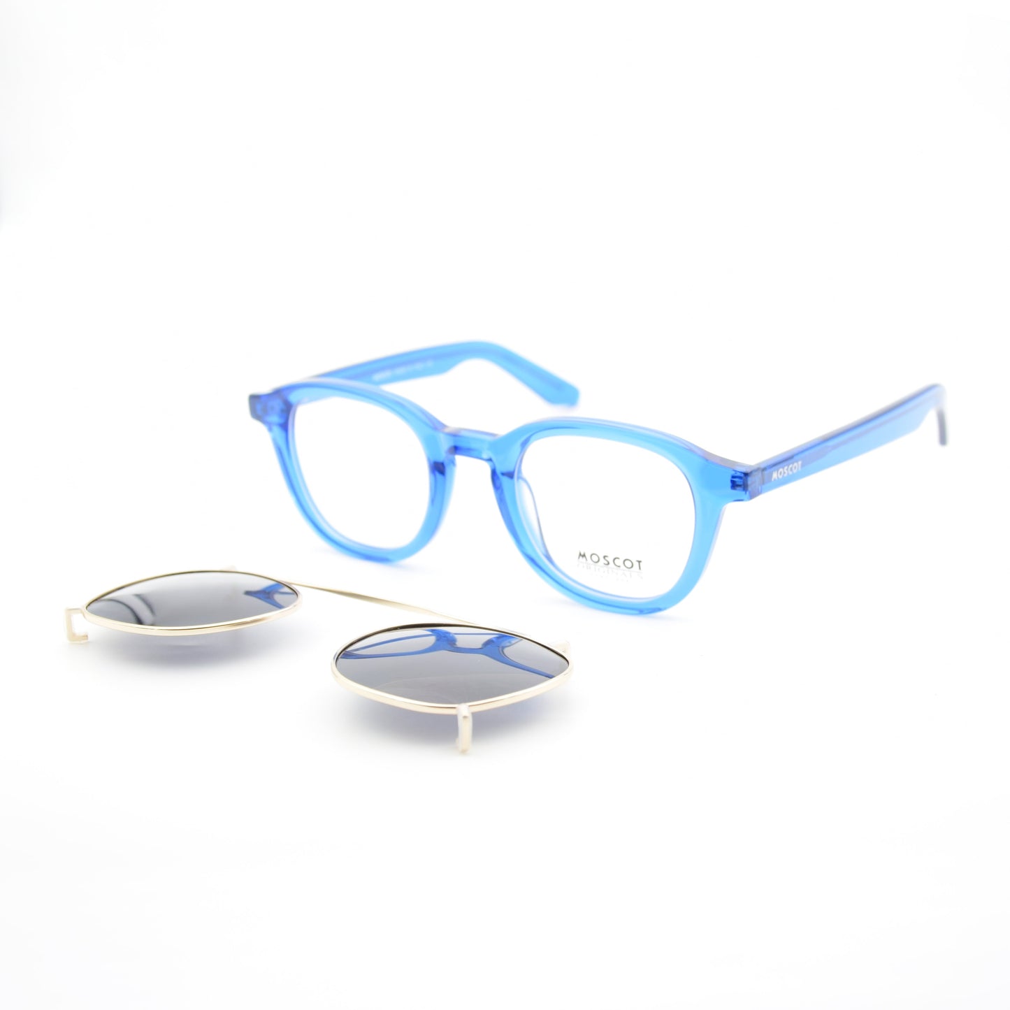 CLIPS : MOSCOT R0104 BLEU/BLACK C04