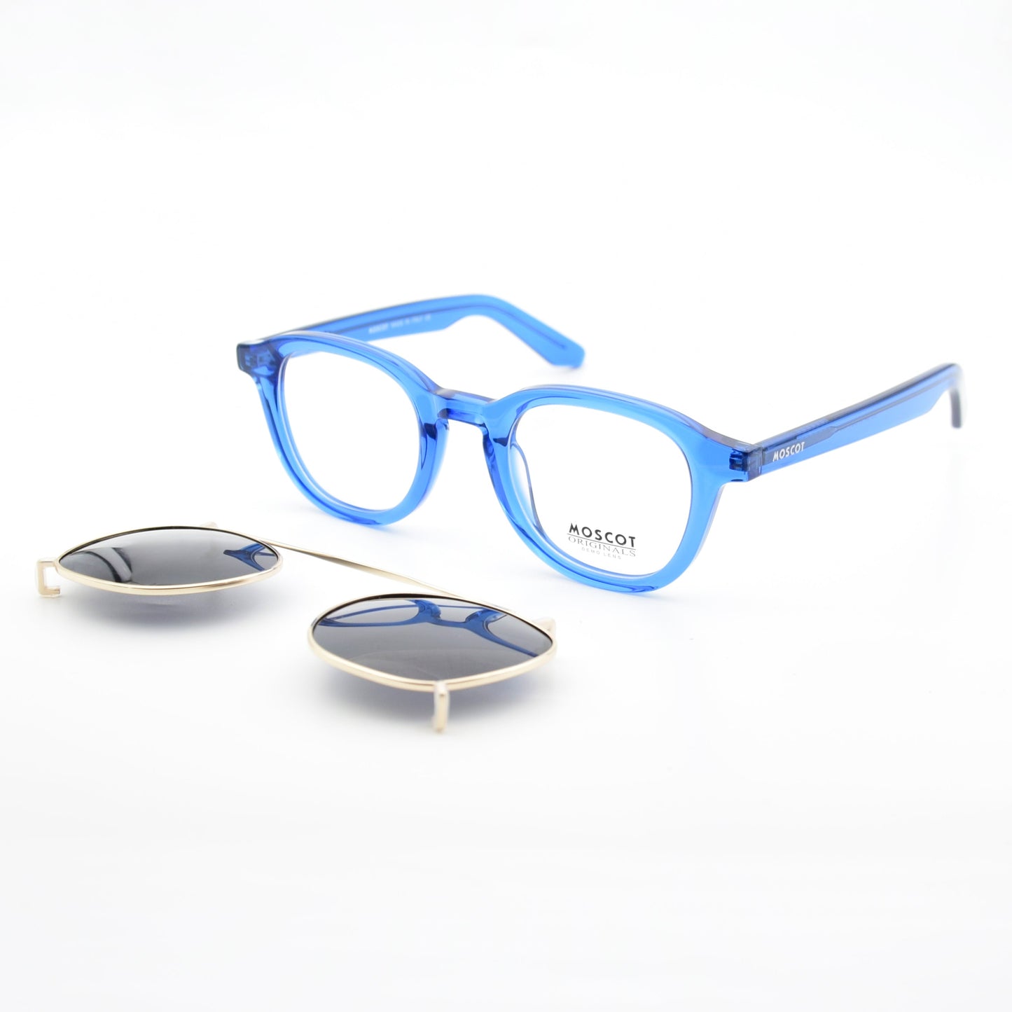 CLIPS : MOSCOT R0104 BLEU/BLACK C04