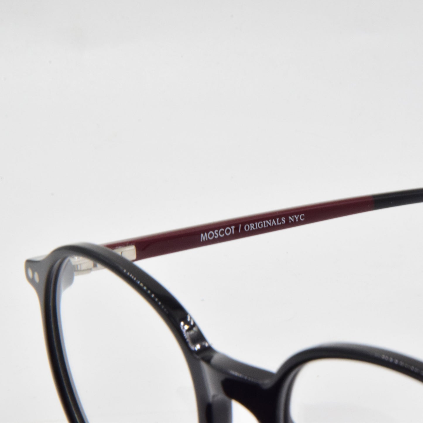 Clips : Moscot 9762 NOIR-GARNET C1