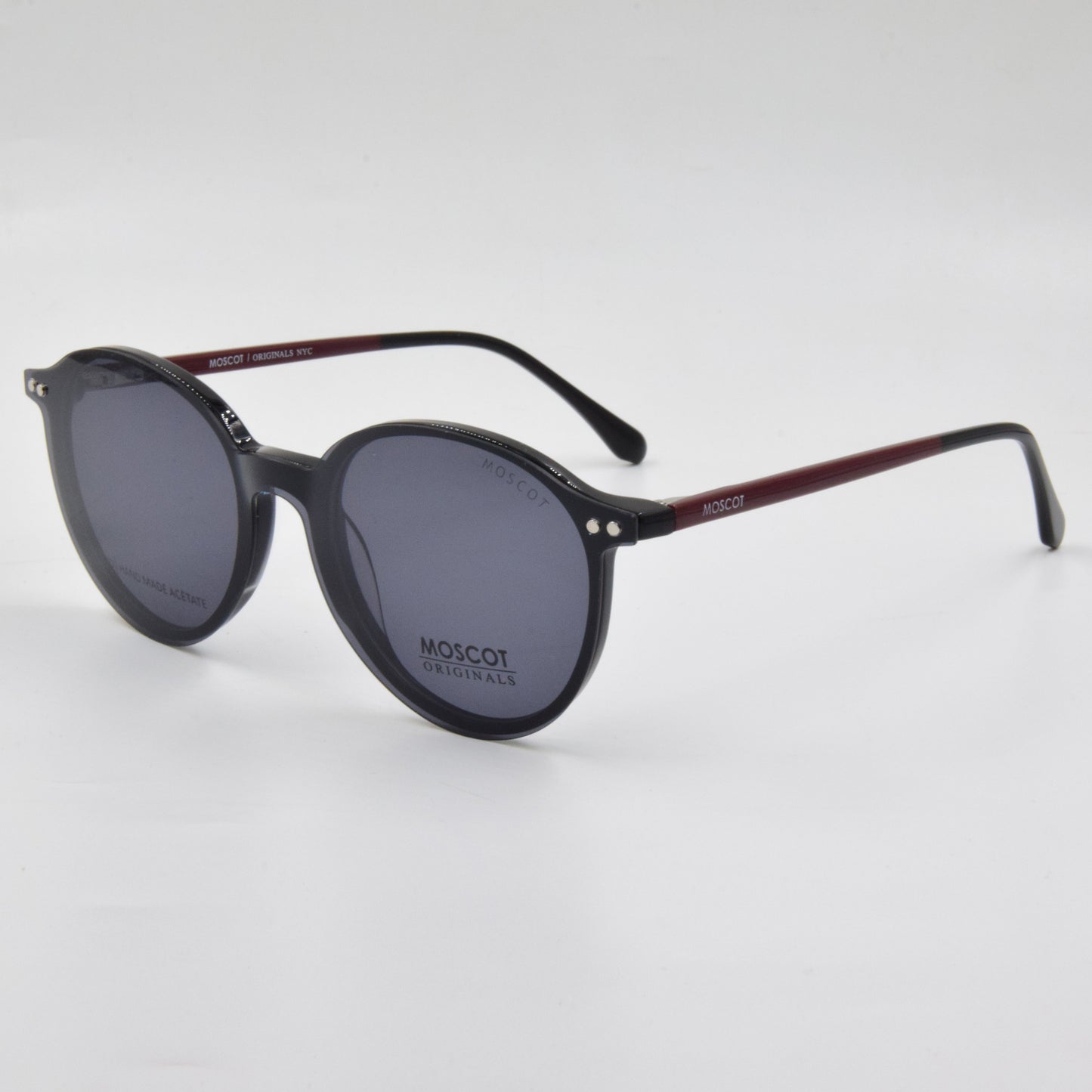 Clips : Moscot 9762 NOIR-GARNET C1