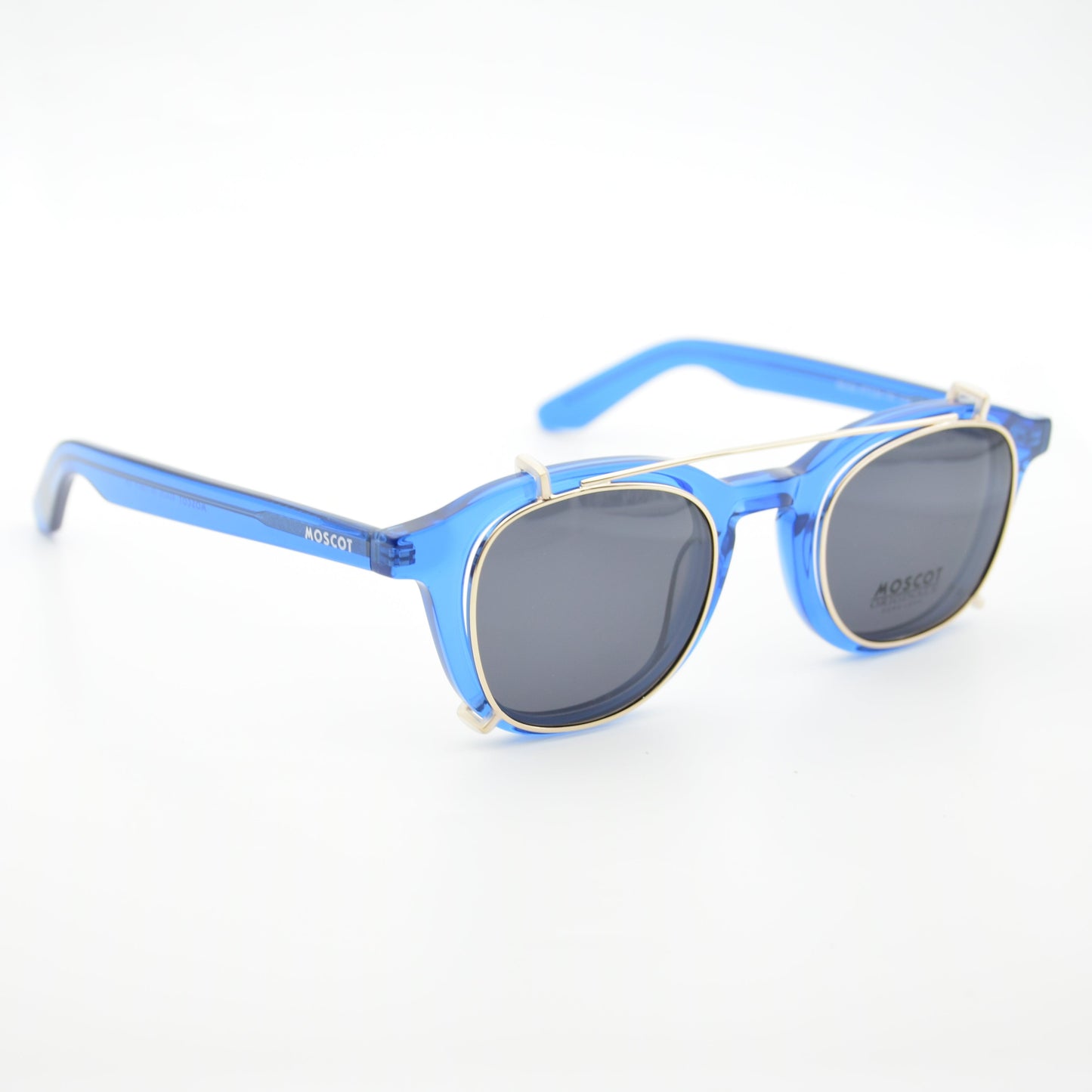 CLIPS : MOSCOT R0104 BLEU/BLACK C04