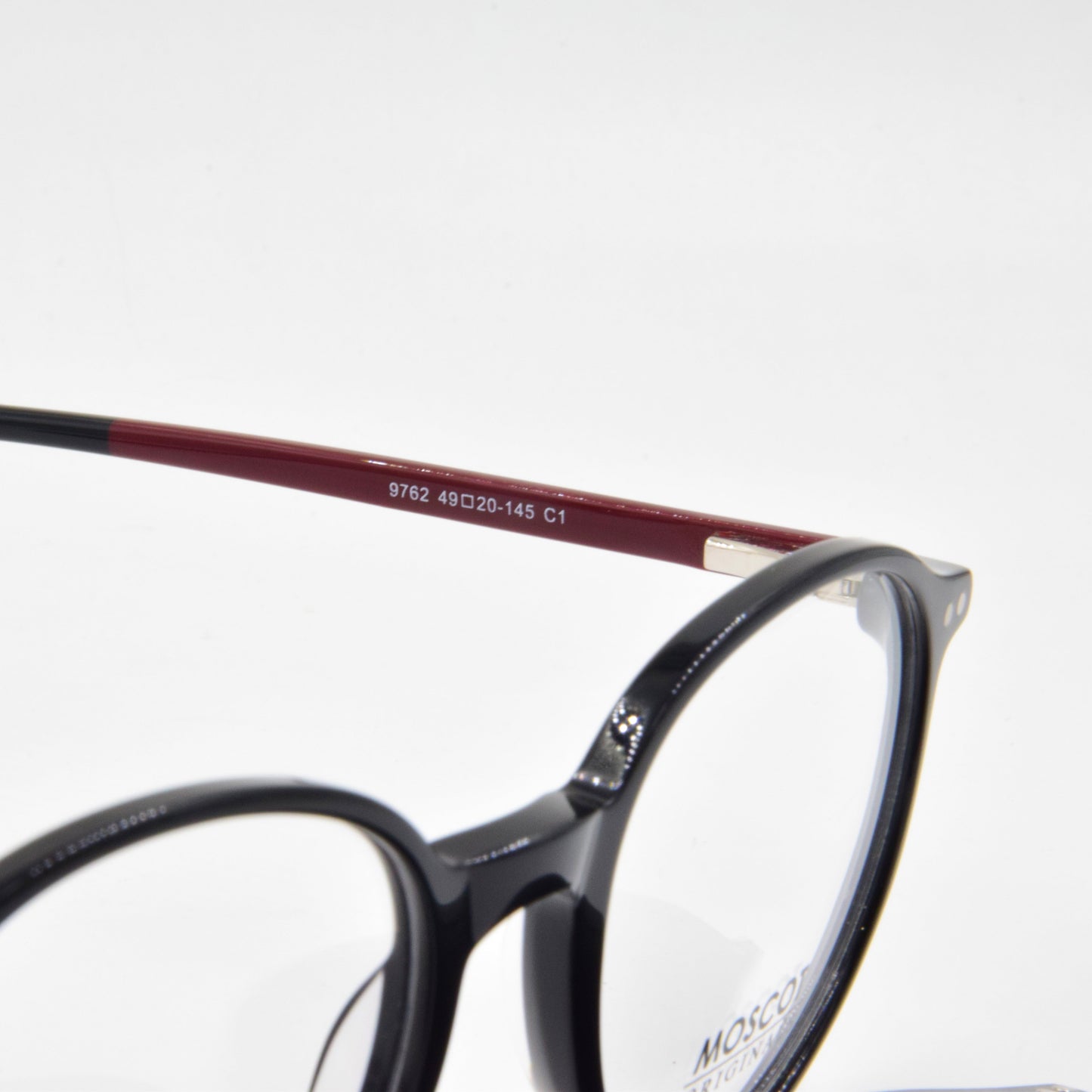 Clips : Moscot 9762 NOIR-GARNET C1