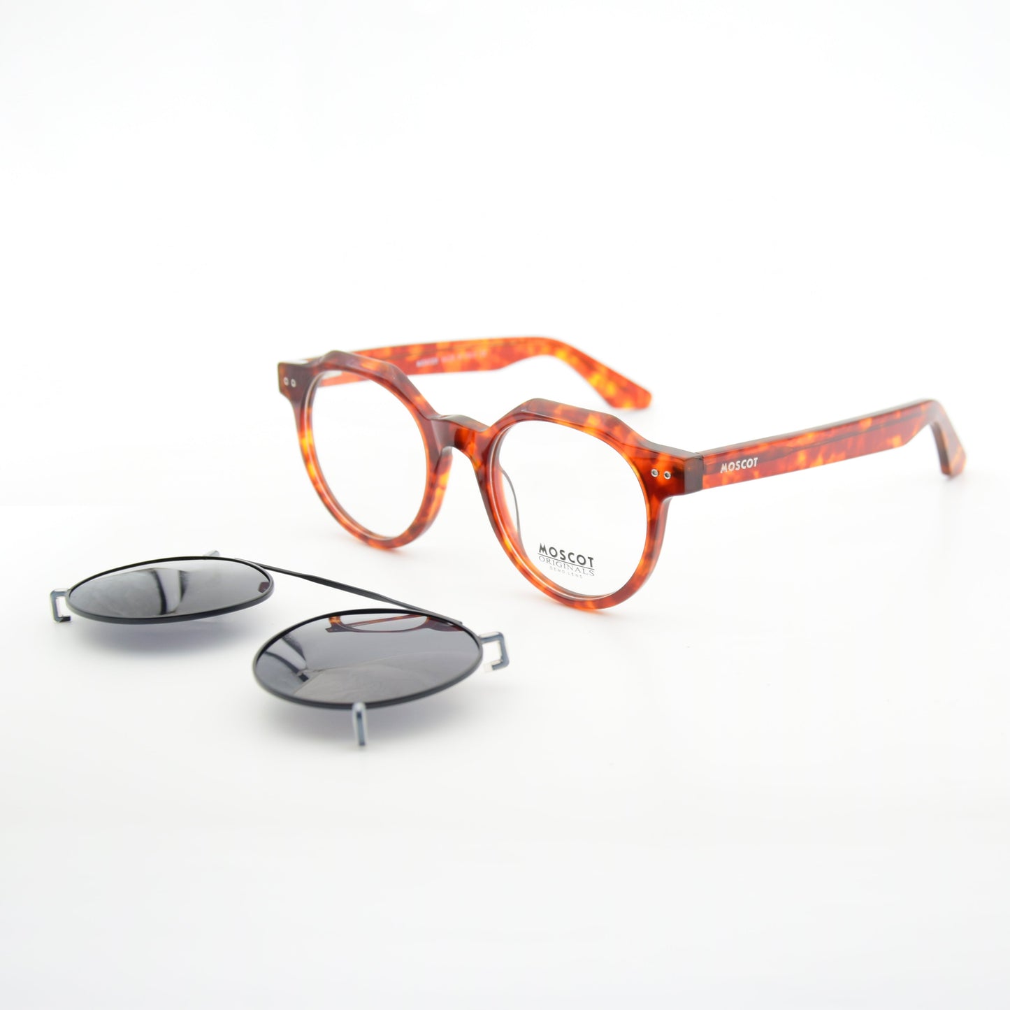 CLIPS : MOSCOT R0084 HAVANE/BLACK C02