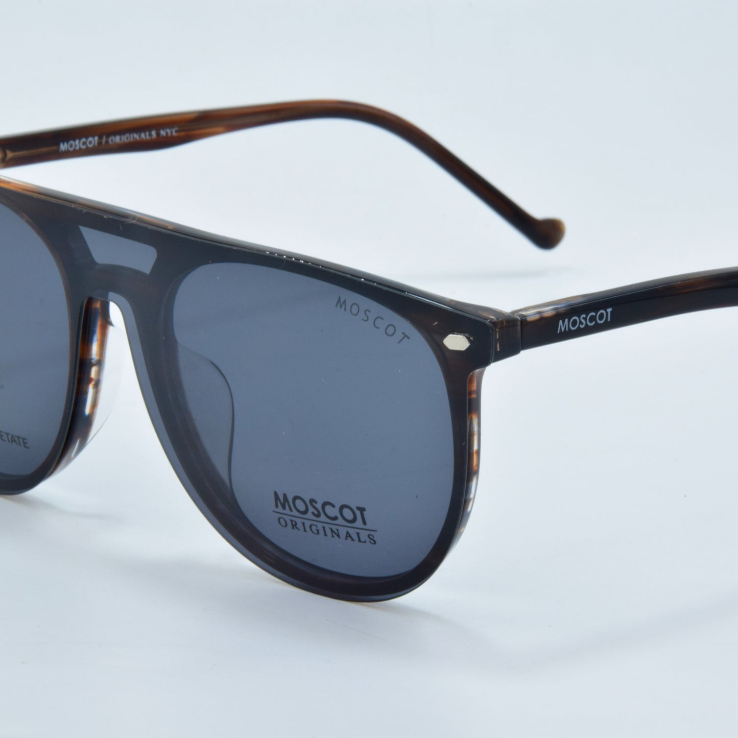 Clips : Moscot 9896A Havane/Noir C2