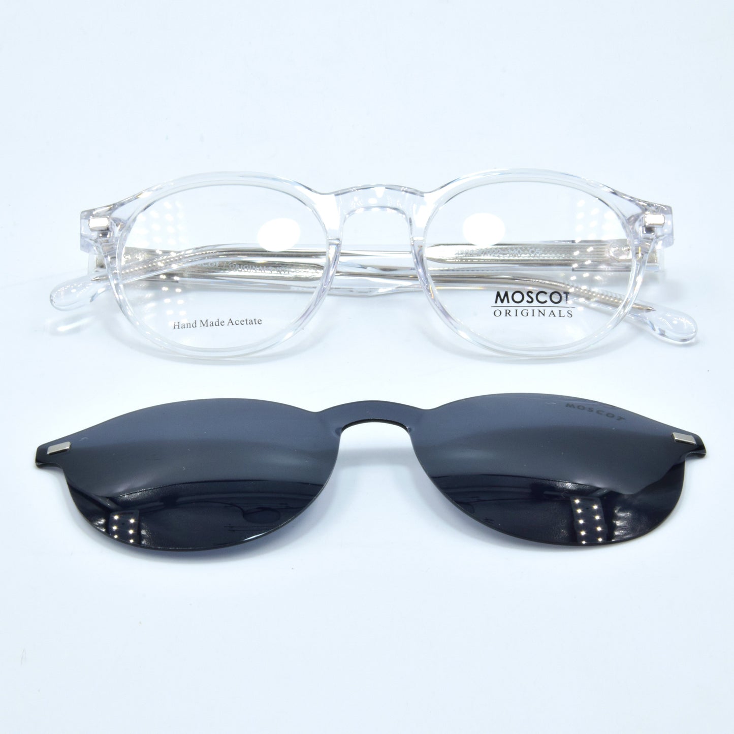 Clips : Moscot 9564 CRYSTAL/BLACK C5