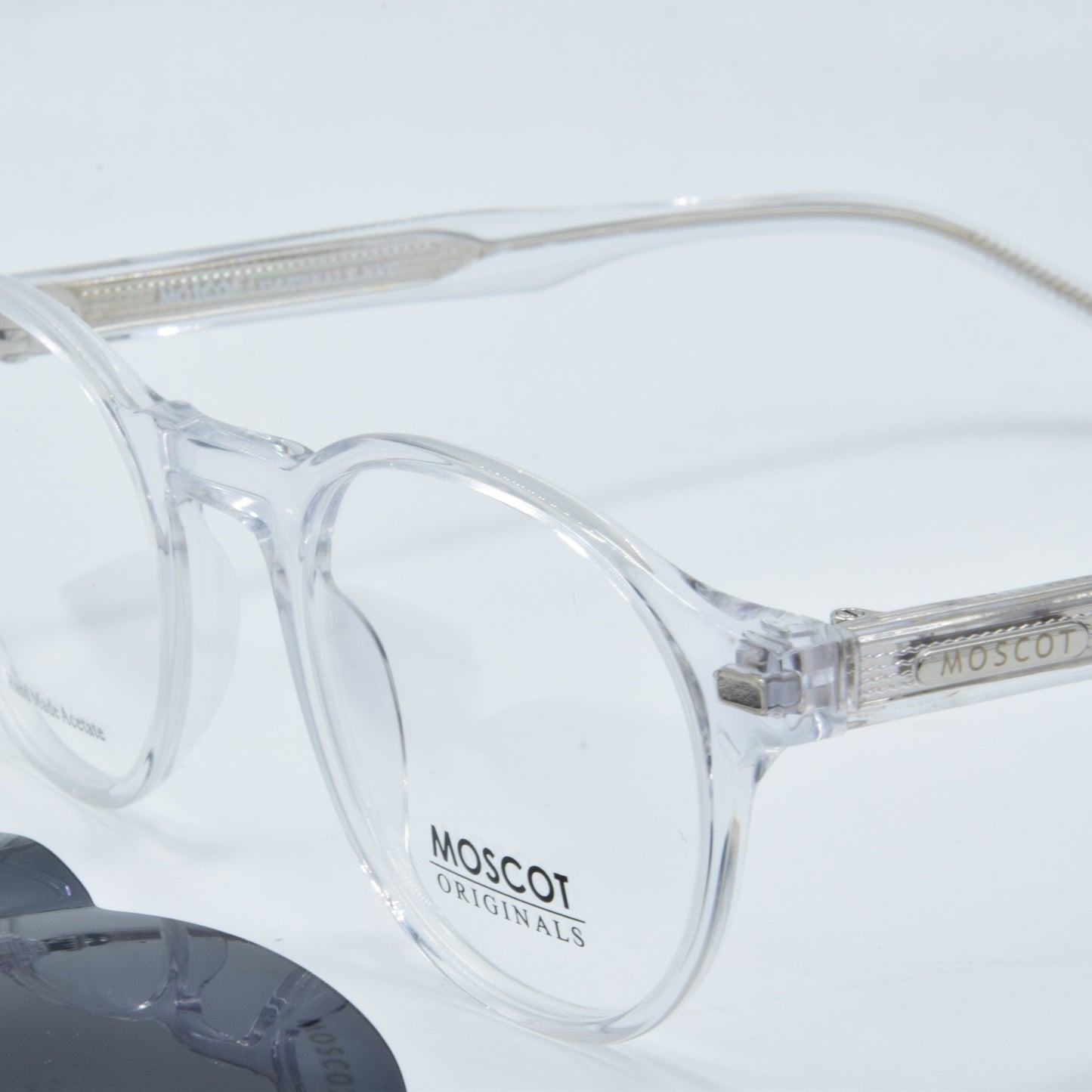 Clips : Moscot 9564 CRYSTAL/BLACK C5