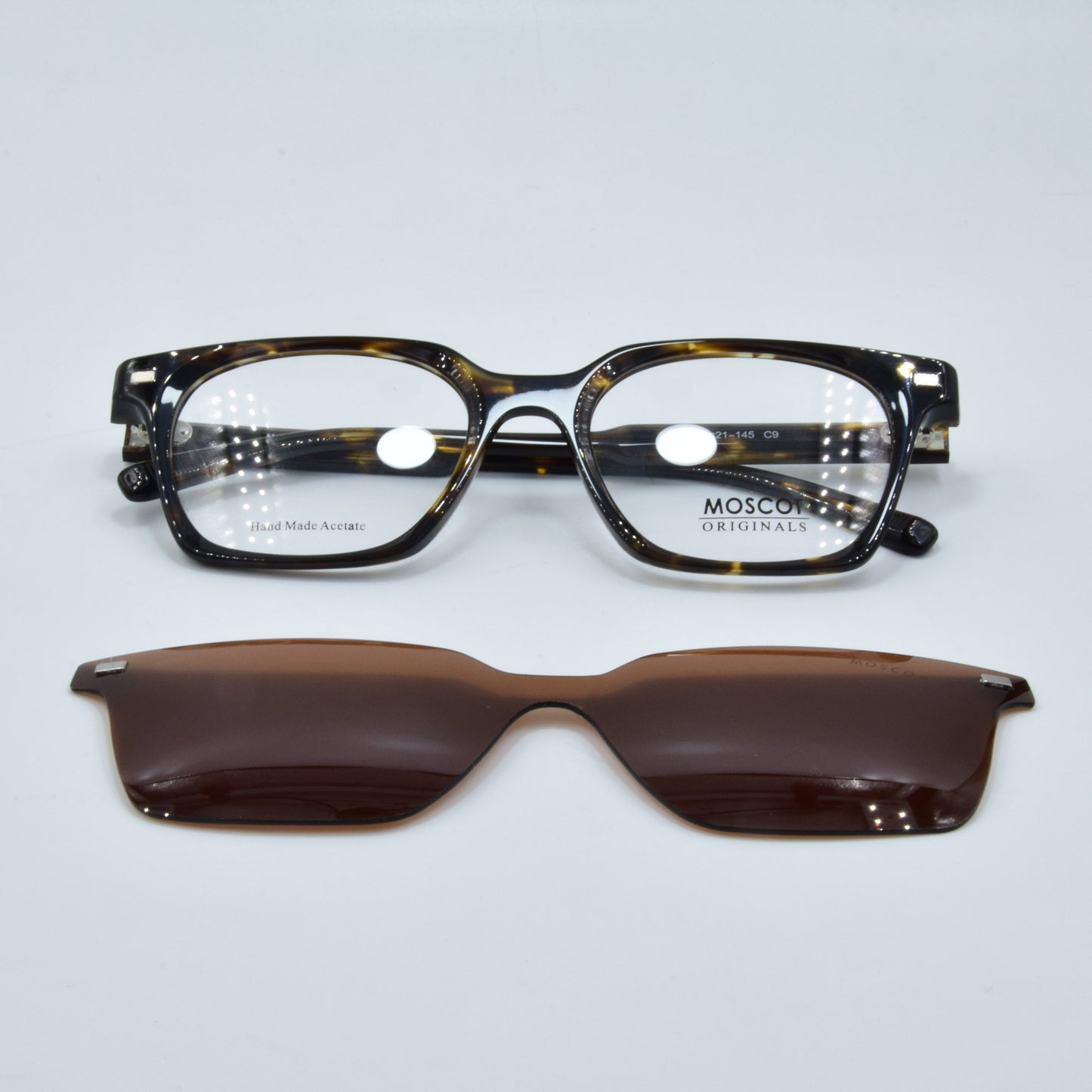 Clips : Moscot 9695 HAVANE-BROWN C1