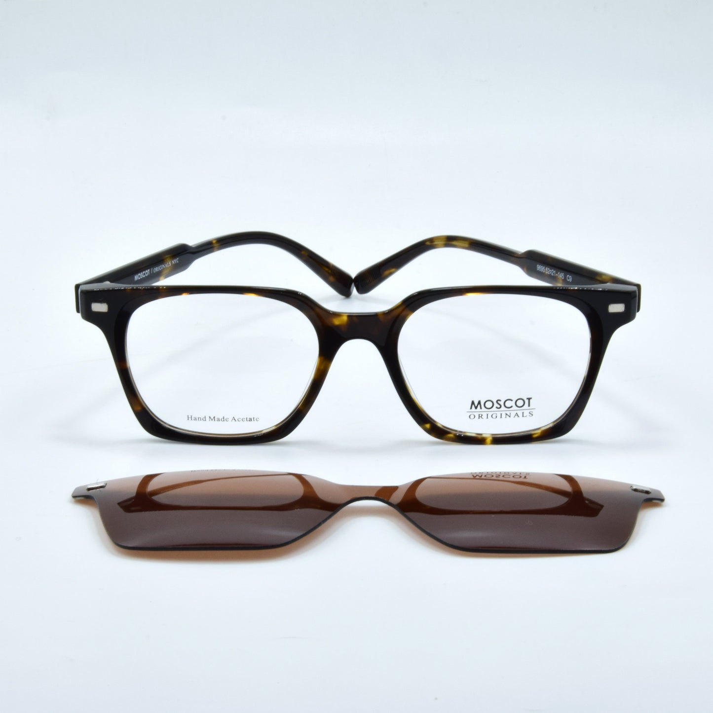 Clips : Moscot 9695 HAVANE-BROWN C1