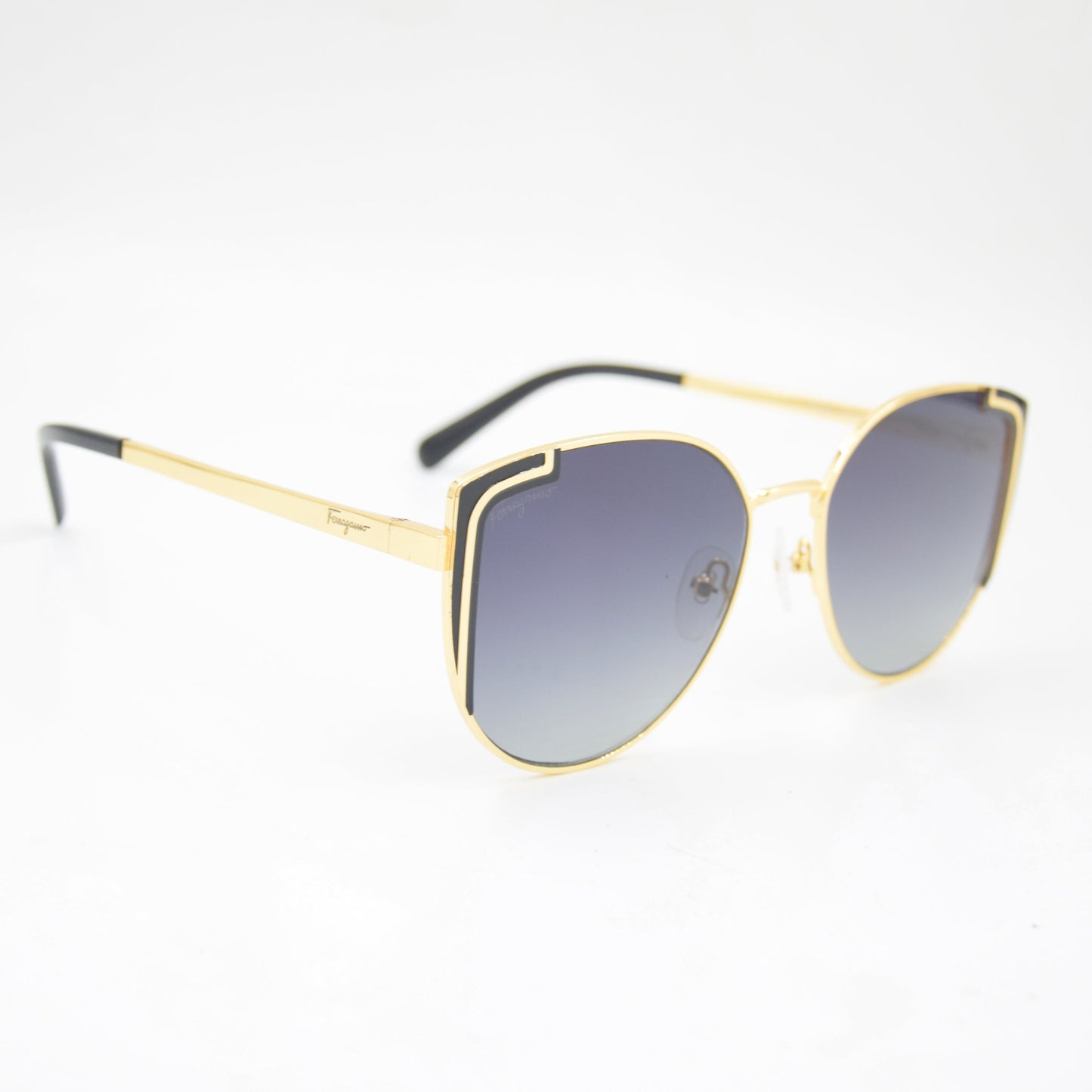 SALVATORE FERRAGAMO SF260S 758K BLACK-GOLD